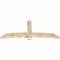 Ekena Millwork Bellingham Rough Sawn Timber Gable Bracket, Douglas Fir, 84"W x 35"H x 4"D x 6"F, 10/12 Pitch GBW084X35X0406BEL00RDF - alternate 5